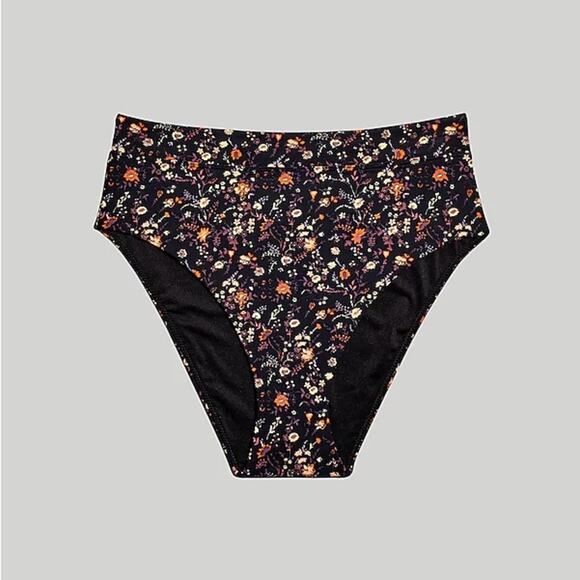 Madewell High-Cut Bikini Bottom Floral Print - Picture 14 of 15